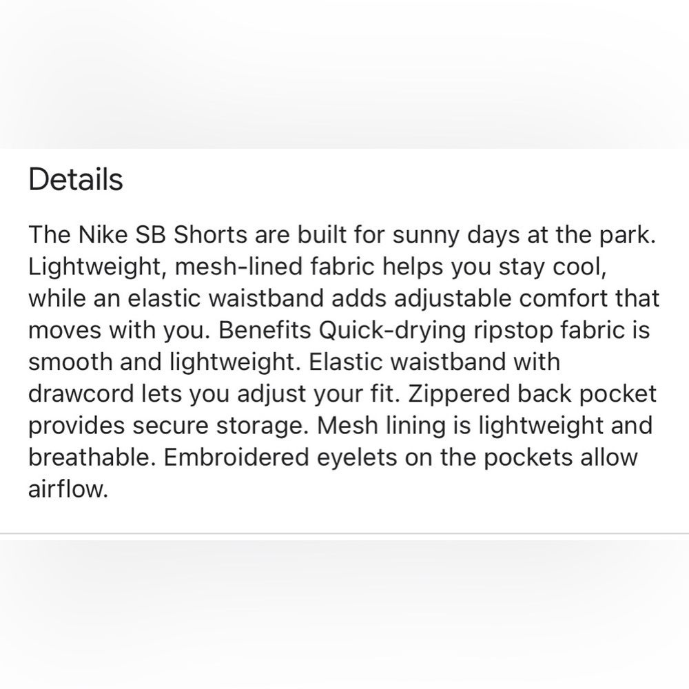 Nike SB Men’s water shorts size XS - Picture 9 of 9